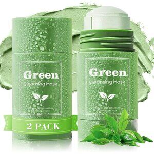 NEW 2 Sticks Green Tea Mask Sticks Sealed Oil Control 1.42oz X2 Total almost 3oz